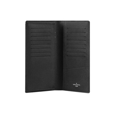 Bóp gấp LV da bò Taurillon - Chất liệu da thật và thiết kế được sao chép từ sản phẩm chính hãng